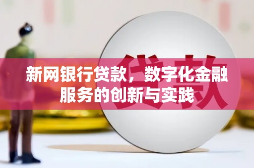 武川新网银行贷款，数字化金融服务的创新与实践