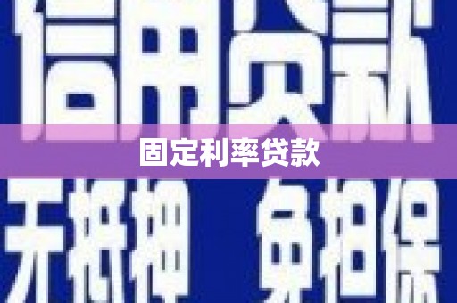武川固定利率贷款