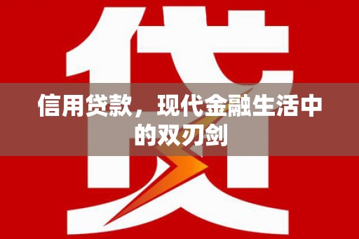 武川信用贷款，现代金融生活中的双刃剑