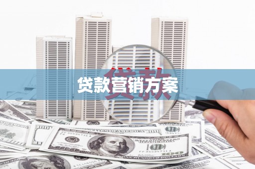 武川贷款营销方案