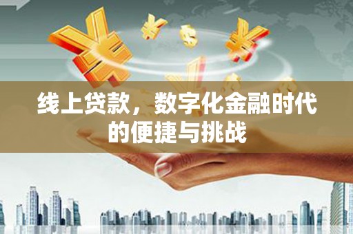 武川线上贷款，数字化金融时代的便捷与挑战