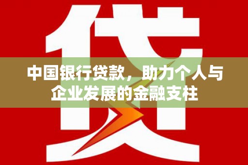 武川中国银行贷款，助力个人与企业发展的金融支柱
