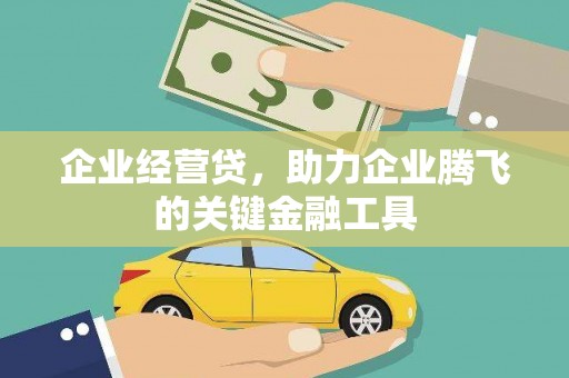 武川企业经营贷，助力企业腾飞的关键金融工具