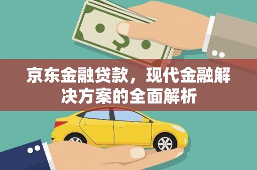 武川京东金融贷款，现代金融解决方案的全面解析