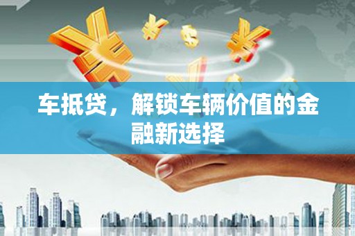 武川车抵贷，解锁车辆价值的金融新选择