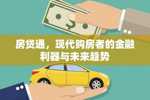 武川房贷通，现代购房者的金融利器与未来趋势