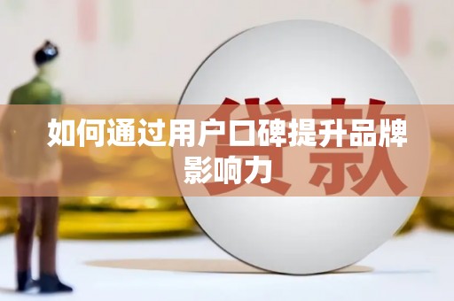 武川如何通过用户口碑提升品牌影响力
