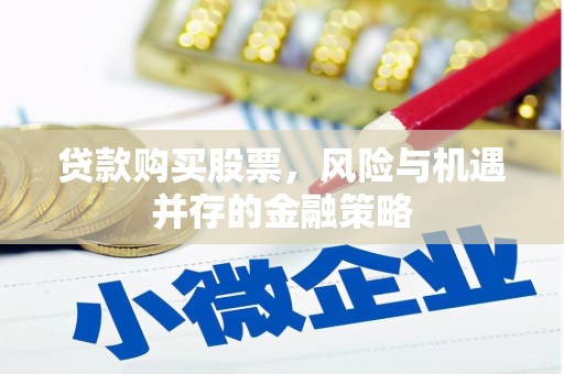 武川贷款购买股票，风险与机遇并存的金融策略