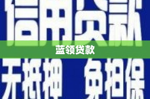 武川蓝领贷款