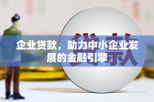 武川企业贷款，助力中小企业发展的金融引擎
