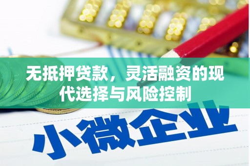 武川无抵押贷款，灵活融资的现代选择与风险控制