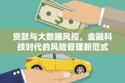 武川贷款与大数据风控，金融科技时代的风险管理新范式