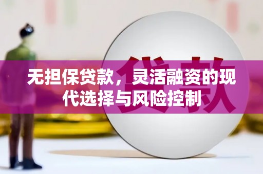 武川无担保贷款，灵活融资的现代选择与风险控制