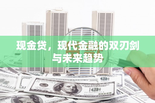 武川现金贷，现代金融的双刃剑与未来趋势