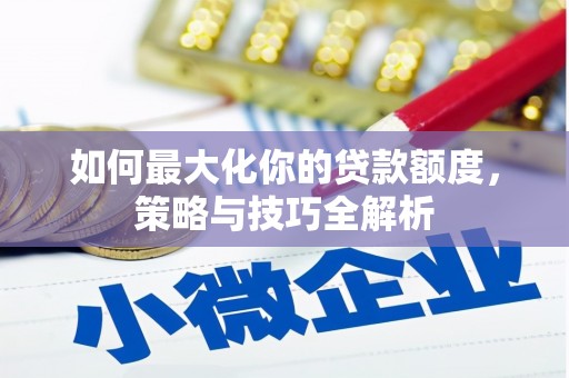 武川如何最大化你的贷款额度，策略与技巧全解析