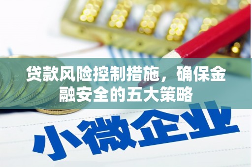 武川贷款风险控制措施，确保金融安全的五大策略