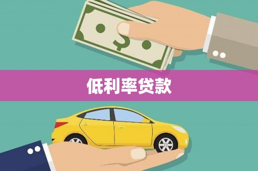 武川低利率贷款