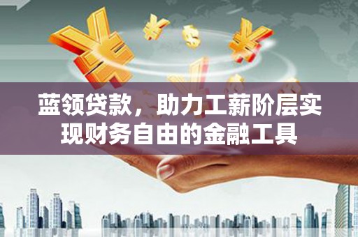 武川蓝领贷款，助力工薪阶层实现财务自由的金融工具