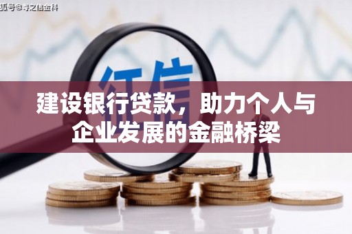 武川建设银行贷款，助力个人与企业发展的金融桥梁