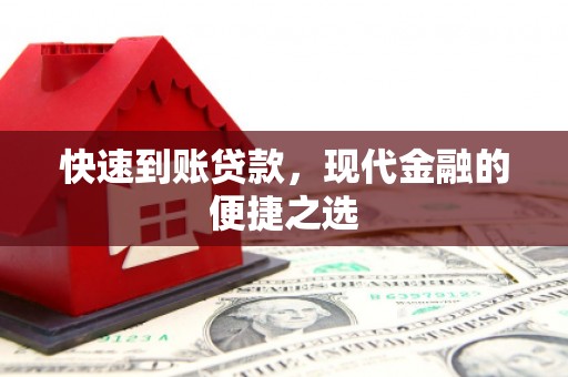 武川快速到账贷款，现代金融的便捷之选