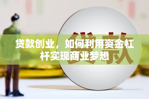 武川贷款创业，如何利用资金杠杆实现商业梦想
