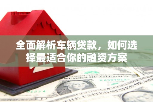 武川全面解析车辆贷款，如何选择最适合你的融资方案