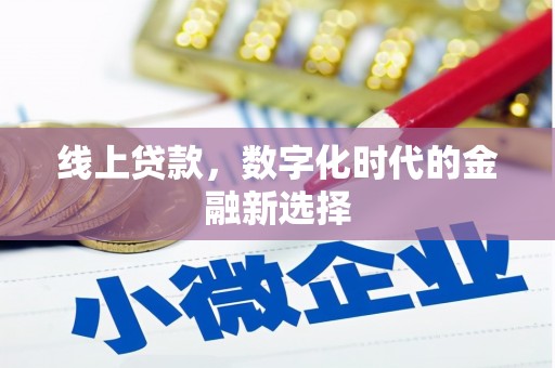 武川线上贷款，数字化时代的金融新选择