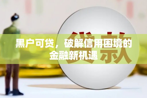 武川黑户可贷，破解信用困境的金融新机遇