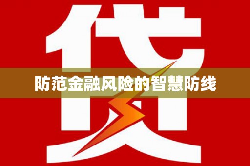 武川防范金融风险的智慧防线