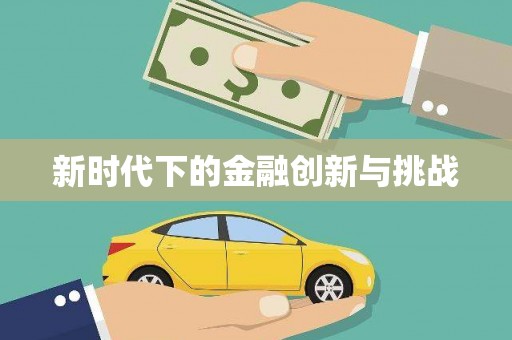 武川新时代下的金融创新与挑战