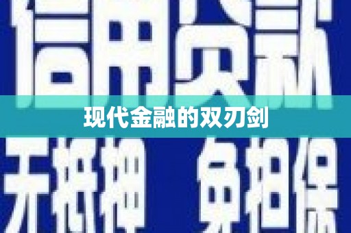 武川现代金融的双刃剑