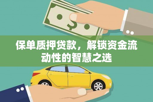 武川保单质押贷款，解锁资金流动性的智慧之选