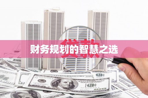 武川财务规划的智慧之选