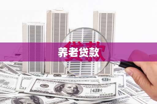 武川养老贷款